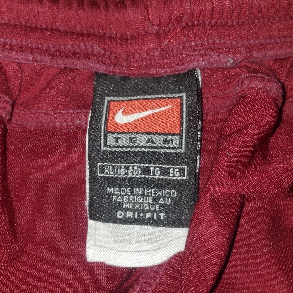 Nike| Boy's Maroon Athletic Jogging Running Training Shorts - Picture 3 of 6